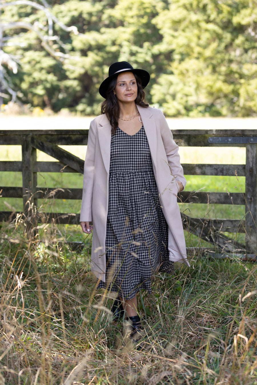 Shine On Label Montana Long Coat Oat