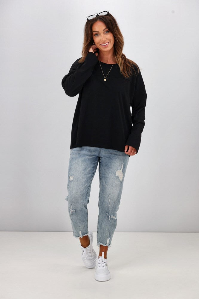 Shine On Essentials Long Sleeve Black