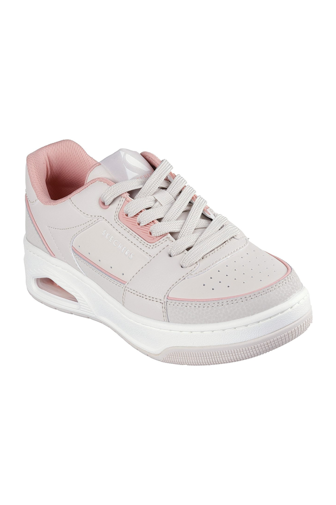 Skechers Uno Court Courted Style Sneaker Natural Coral