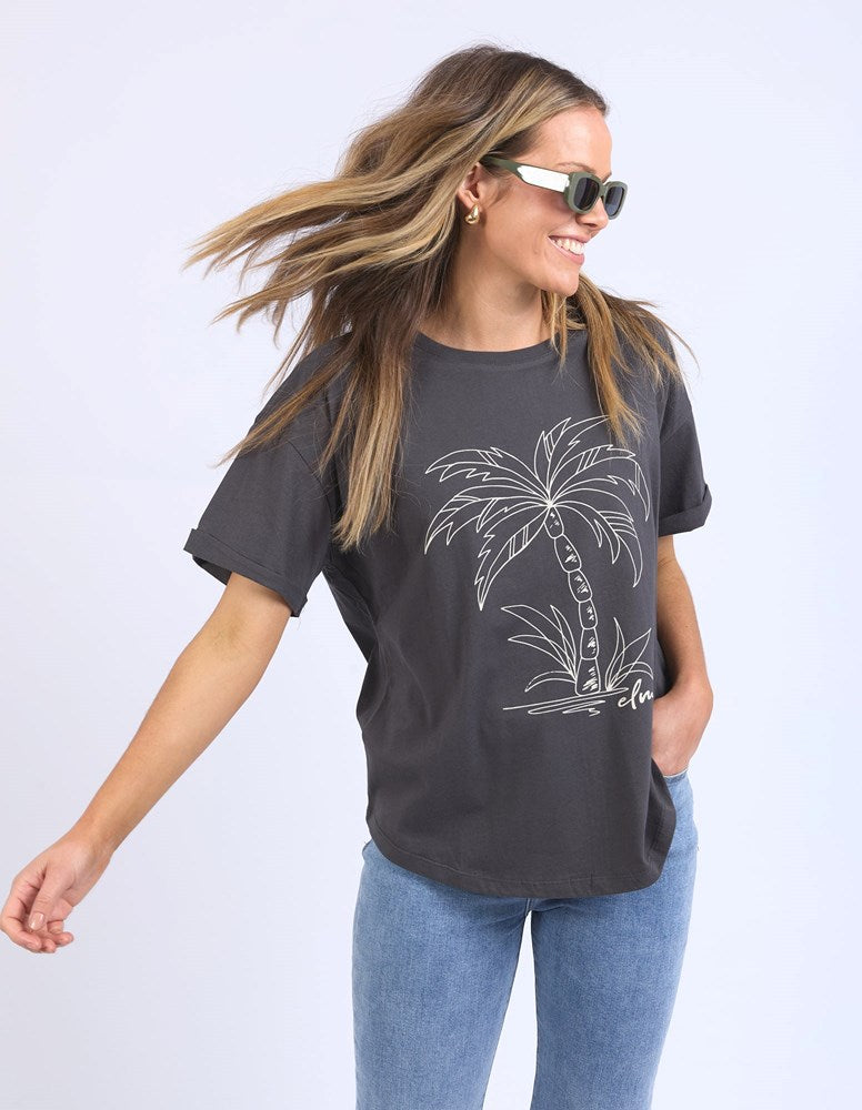Elm Easy Breezy Tee Charcoal