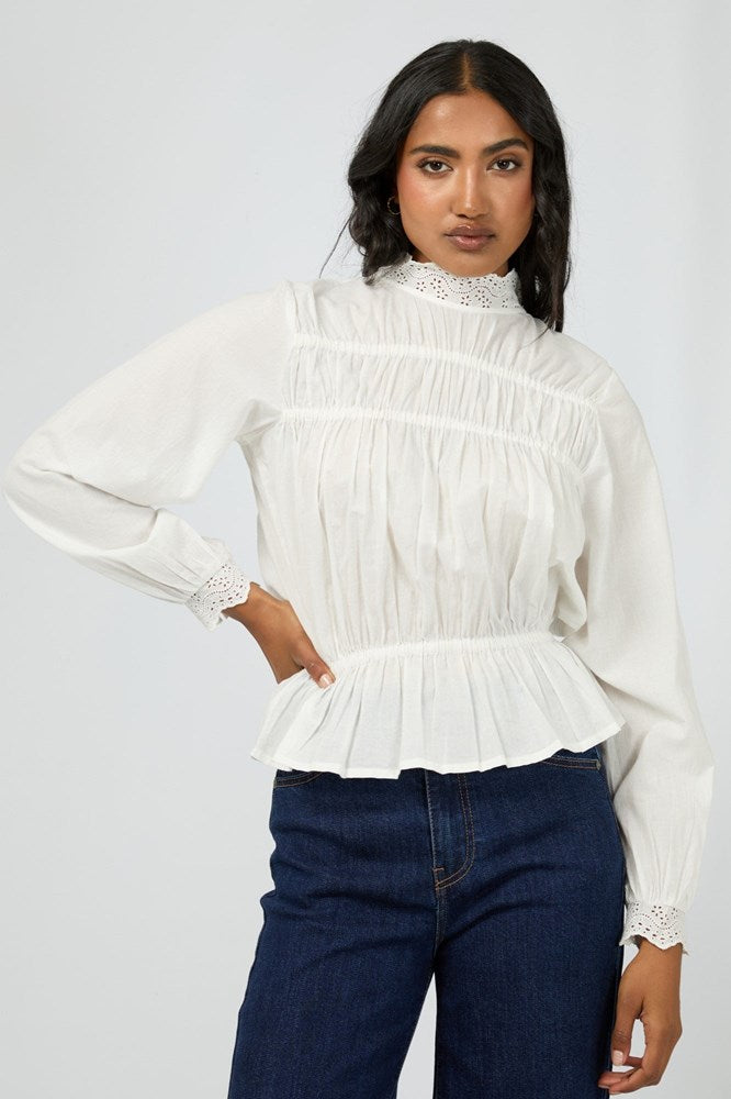 All About Eve Sienna Shirt Vintage White