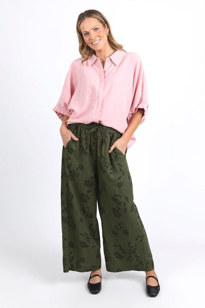 Elm Bramble Wide Leg Pant Bramble Print