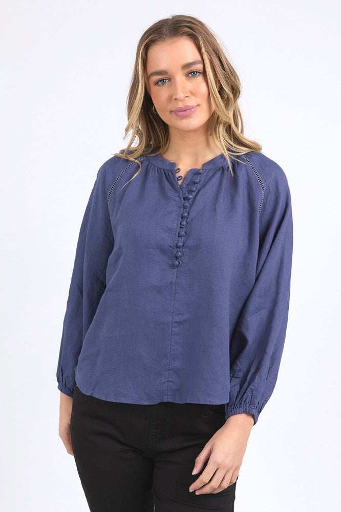 Foxwood Sardinia Blouse Deep Blue