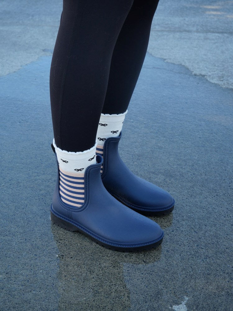Diana Ferrari Laurina Gumboot Navy Stripe