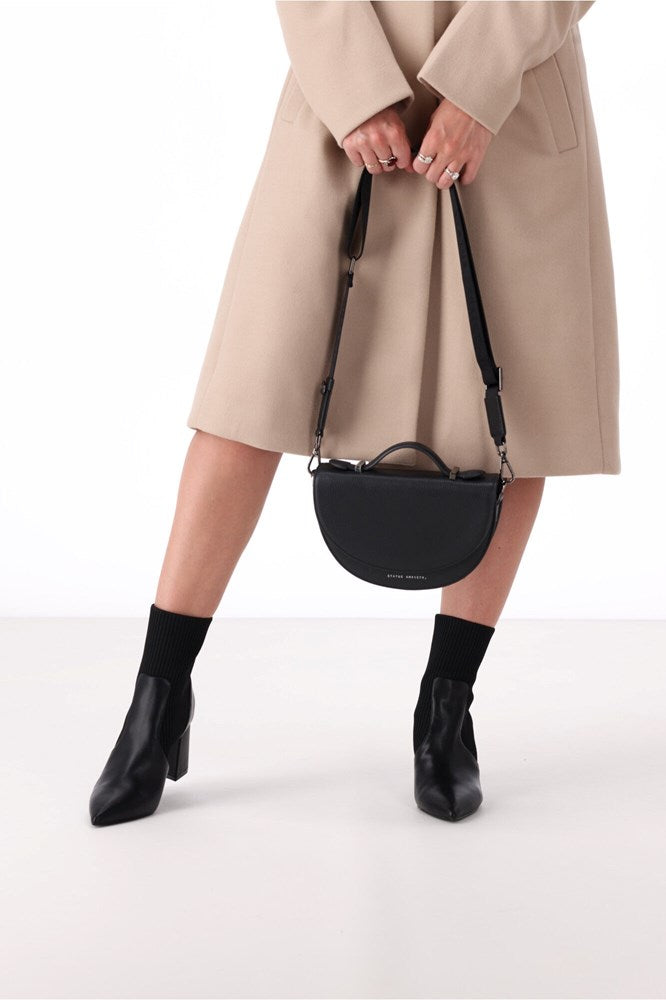 Verali Mayah Knit Ankle Boot Black