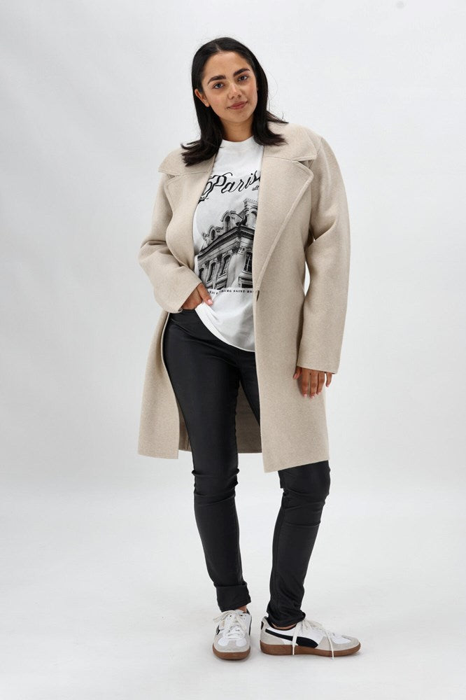 Betty Basics Cosette Coatigan Oat