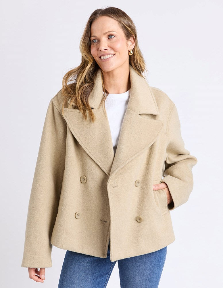 Elm Harley Peacoat Tan
