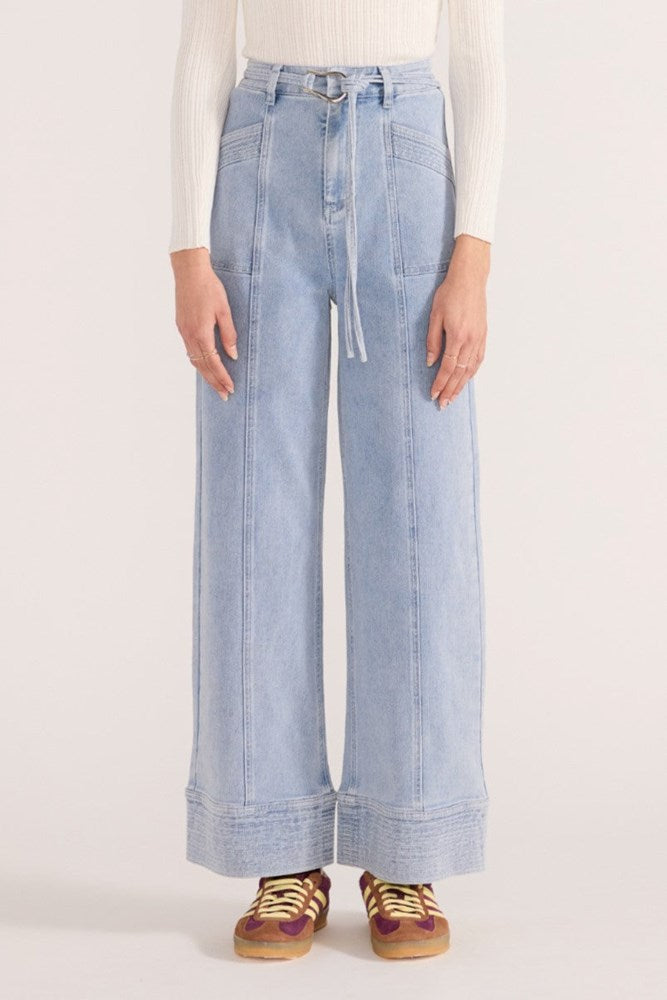 Minkpink Oliver Denim Straight Leg Jean Vintage Blue