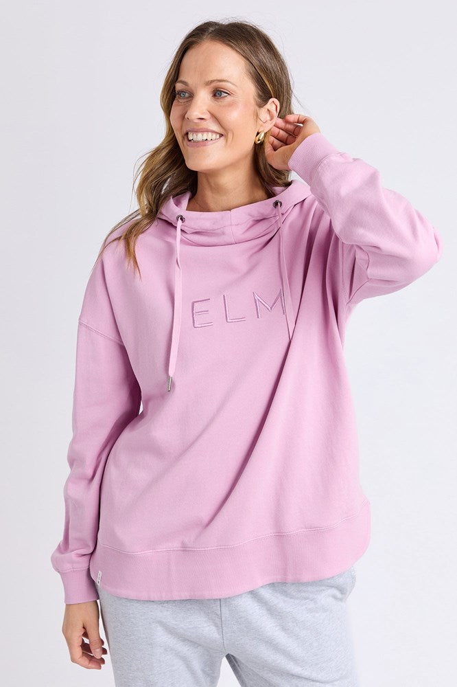 Elm Established Hoodie Peony Pink