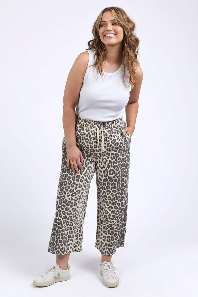 Elm Animal Elastic Waist Pant Multi
