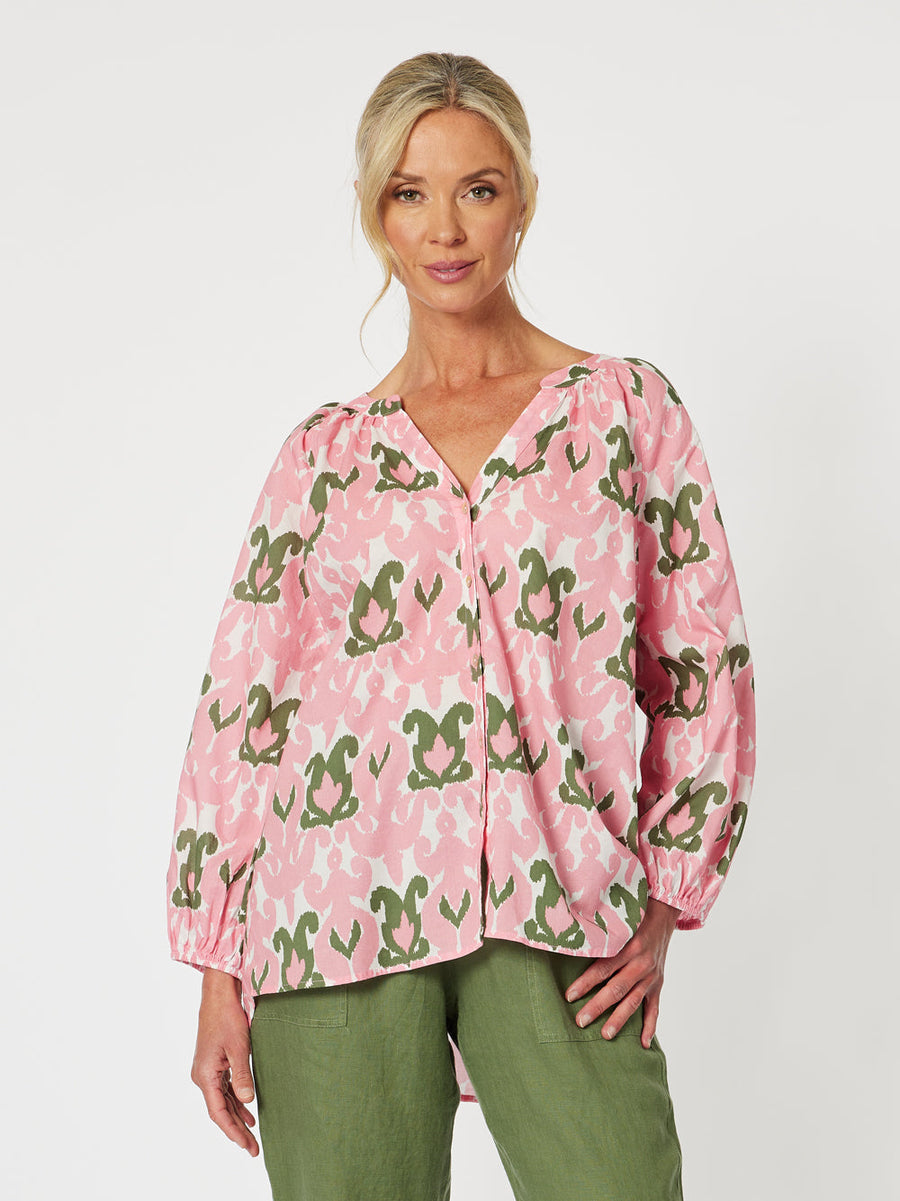 Gordon Smith Abby Cotton Top Coral
