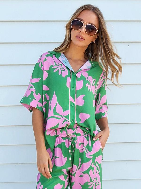 Threadz Spring Shirt Emerald