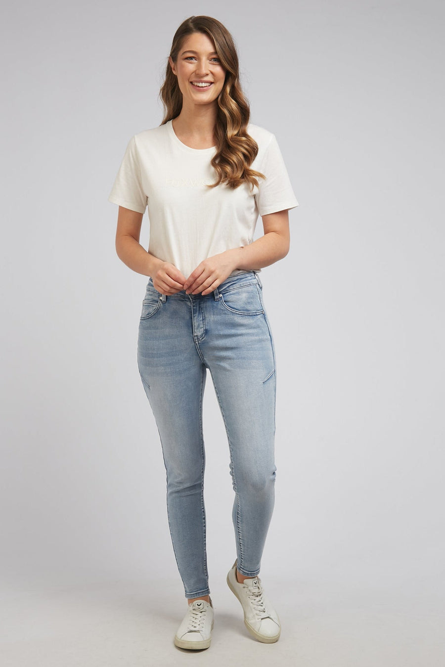 Foxwood City Jean Light Blue