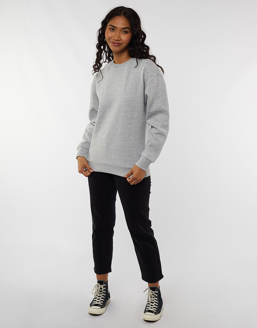 Silent Theory Standard Crew Grey Marle