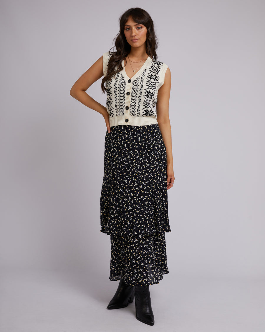 All About Eve Lily Floral Maxi Skirt