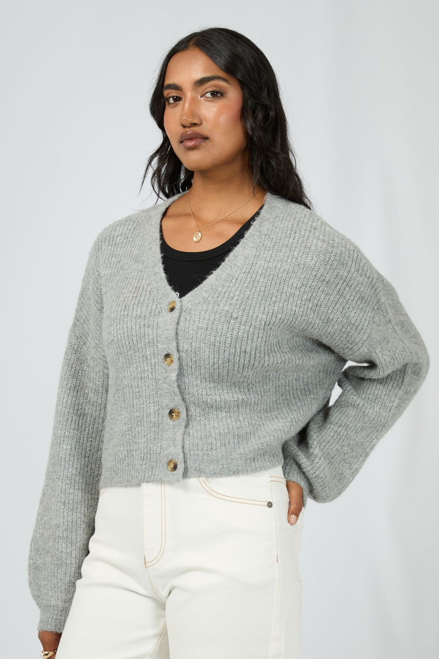 All About Eve Selena Knit Grey Marle