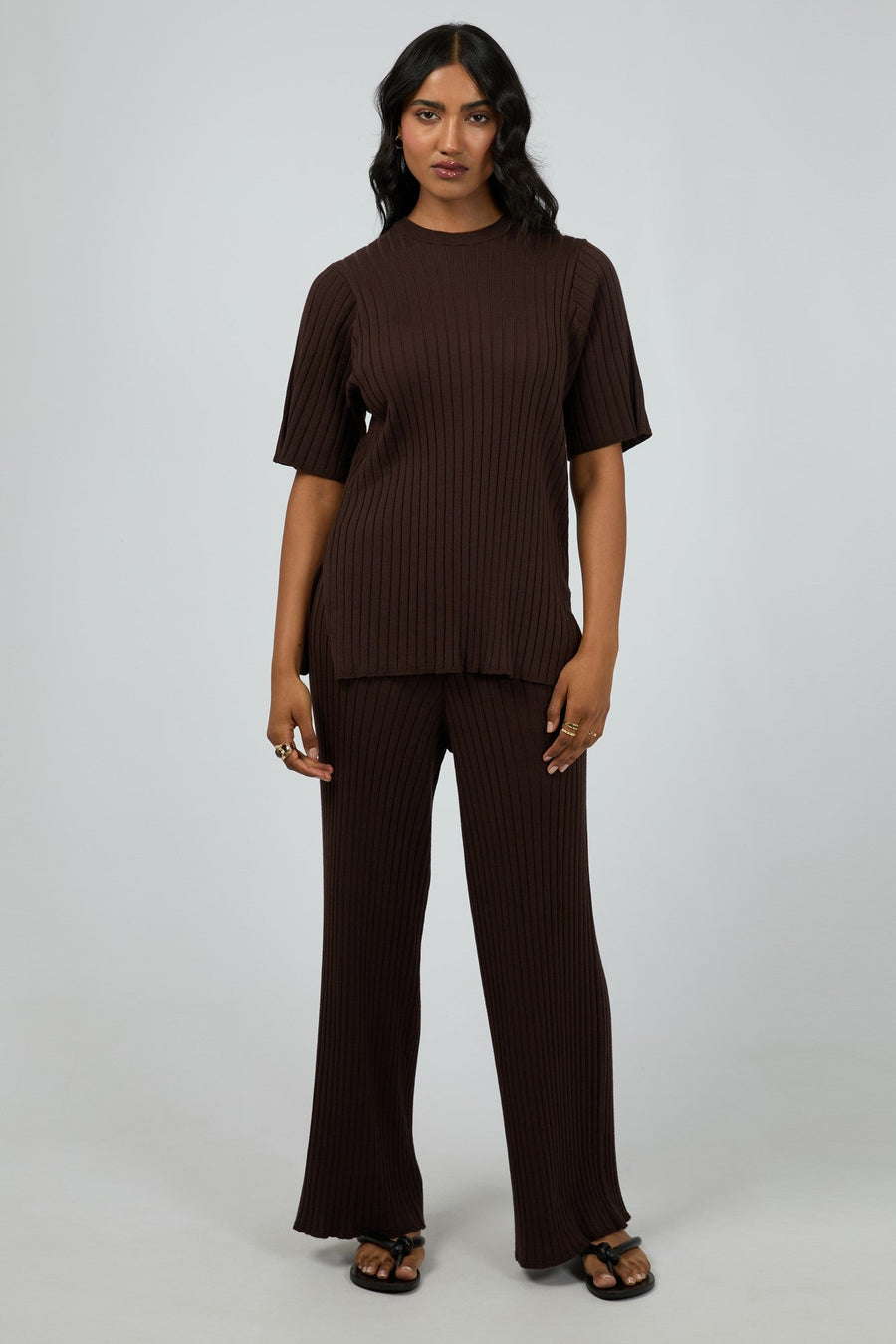 All About Eve Bianca Knit Pant Brown