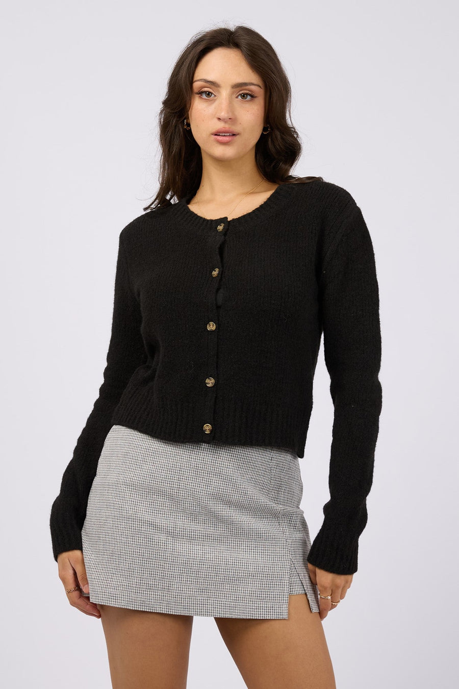 All About Eve Claude Cardigan Black