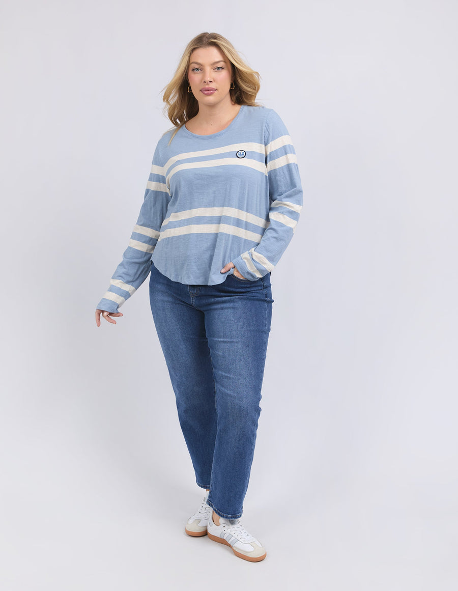 Elm Allegra L/S Tee Steel