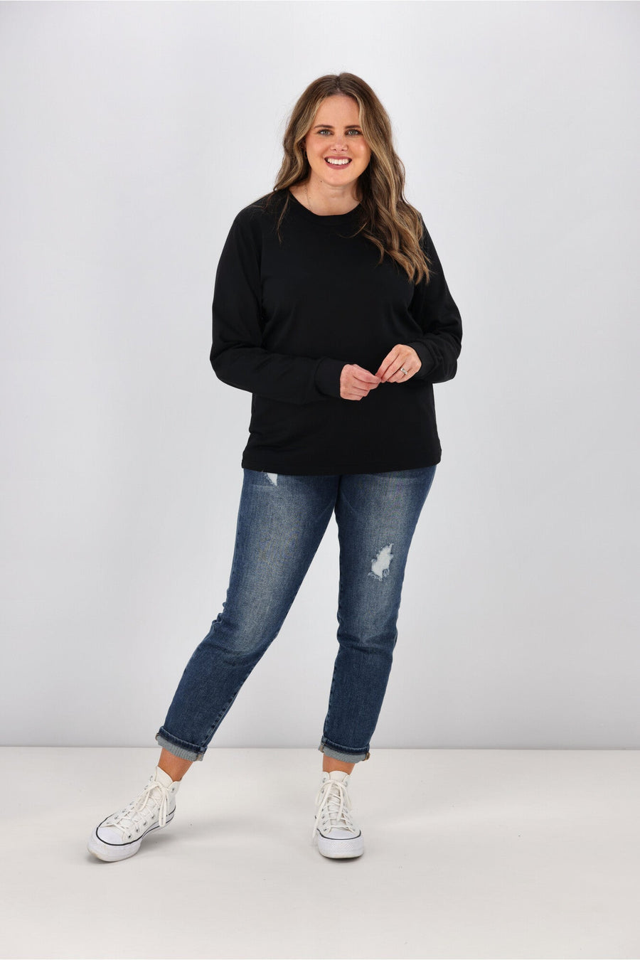 As Colour Dice Long sleeve Tee Black