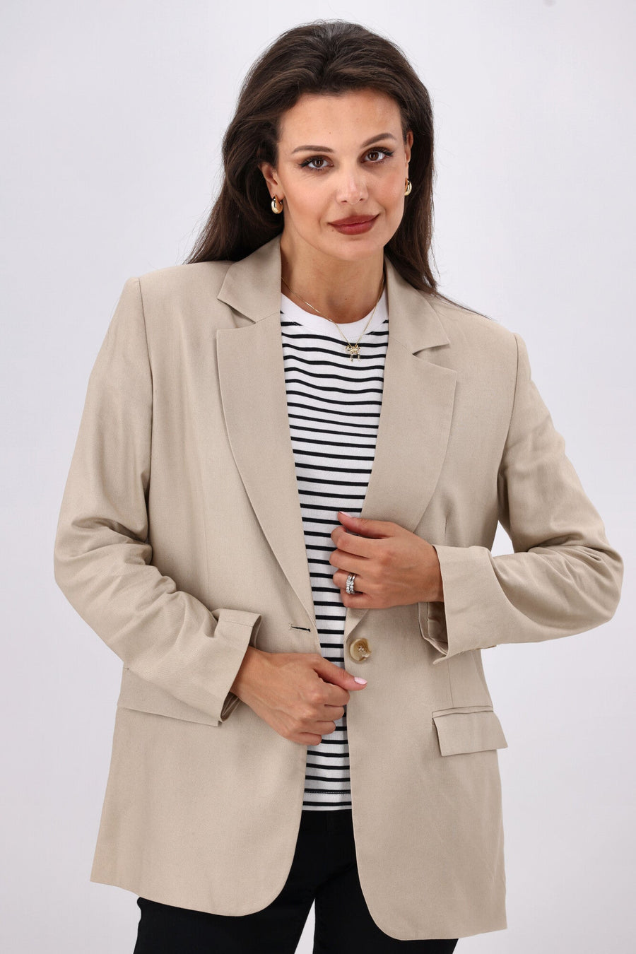 All About Eve Toledo Blazer Bone