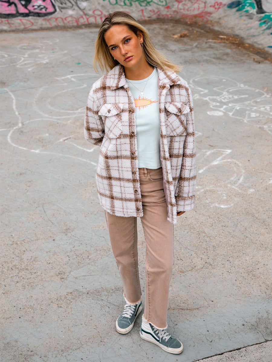 Volcom Silent Sherpa Jacket Cloud