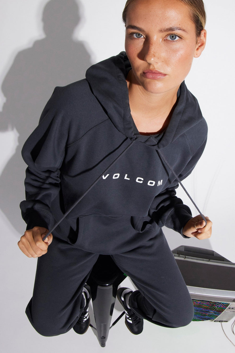 Volcom Get More Hoodie Vintage Black