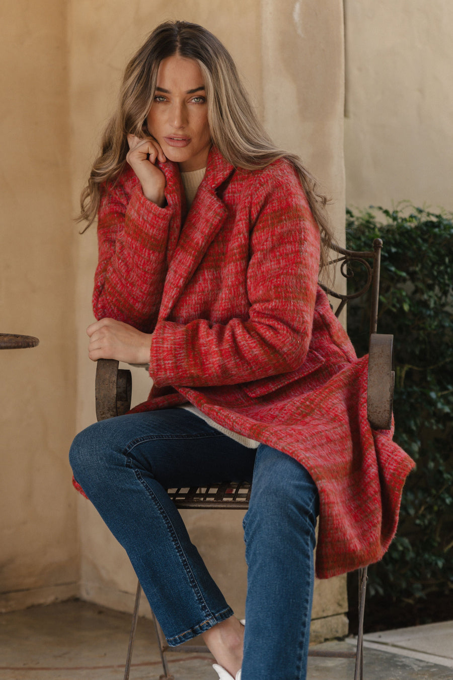 Betty Basics Wanda Coat Rouge