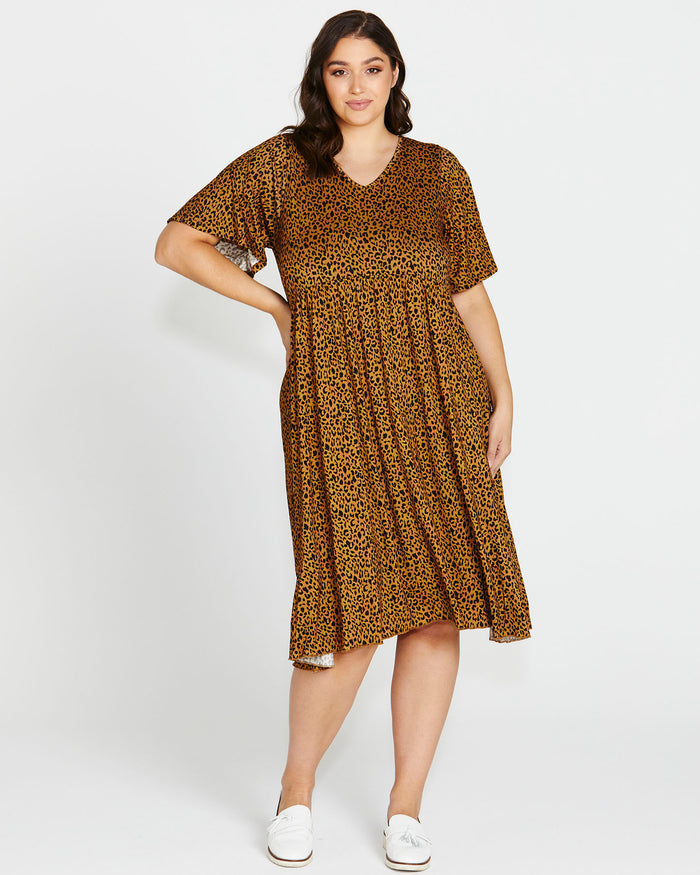 Betty Basics Donna Dress Wild Print