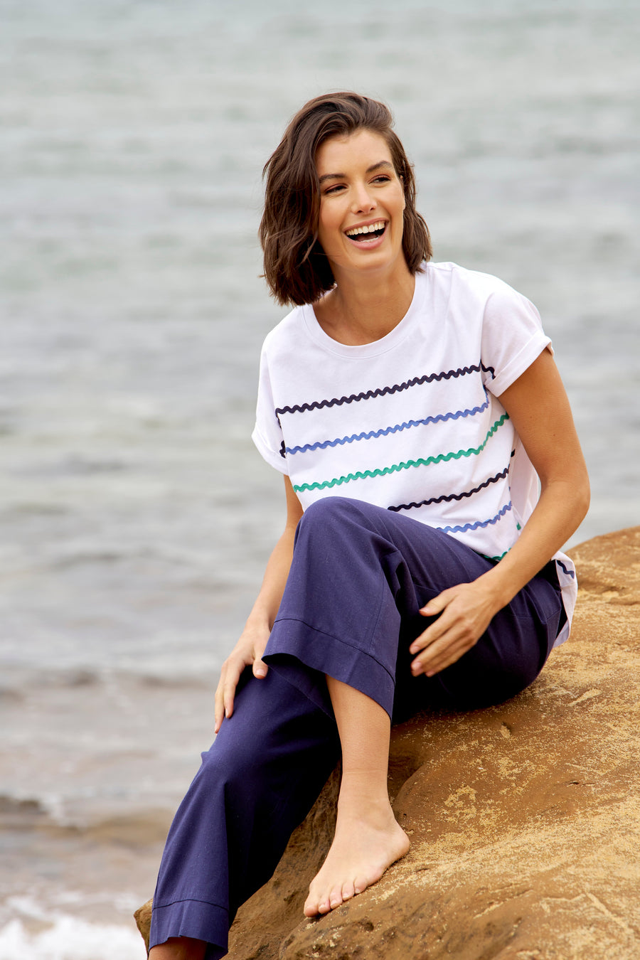 Betty Basics Sunny Tee Ocean Waves