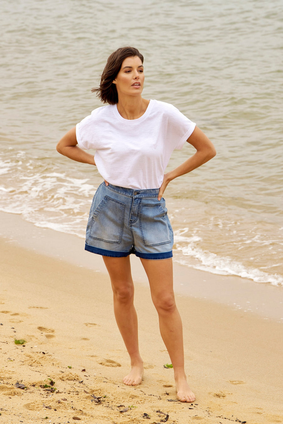 Betty Basics Eddie Short Azure