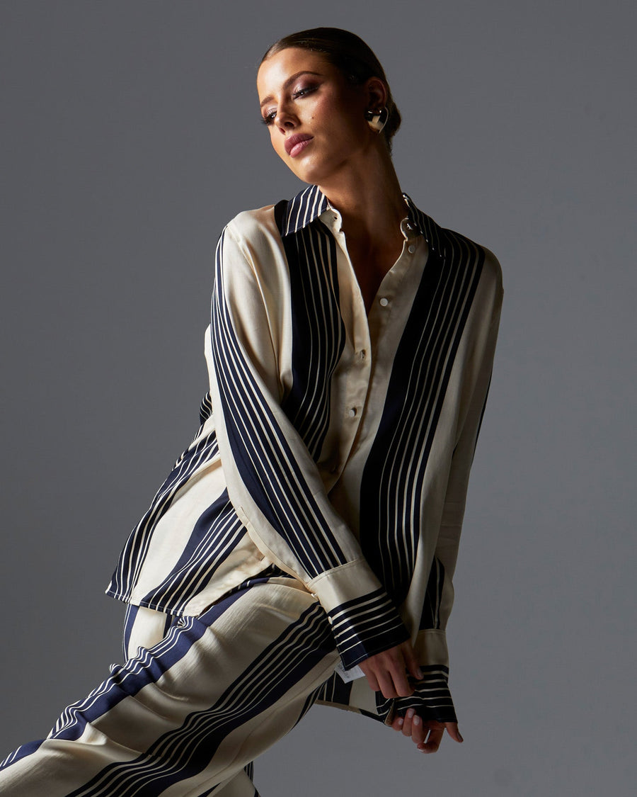 Fate Heartstopper Shirt Navy Stripe