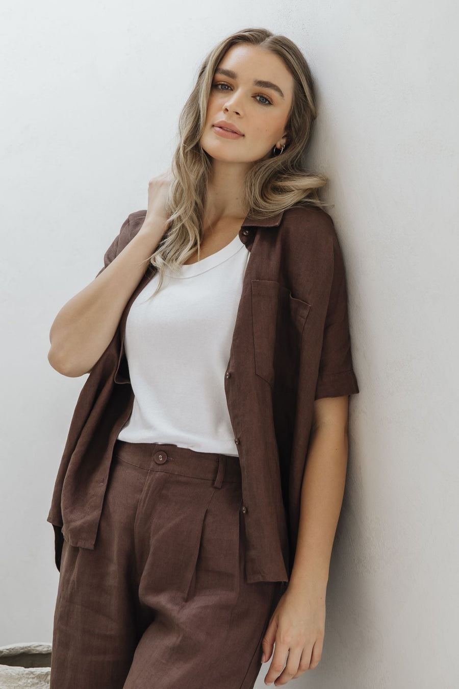 Foxwood Pierra Shirt Chocolate