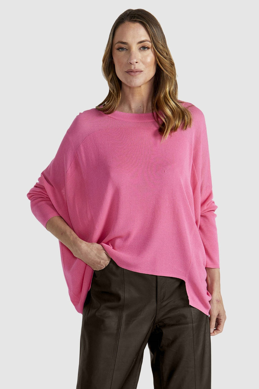 Fate Clarity Knit Hot Pink