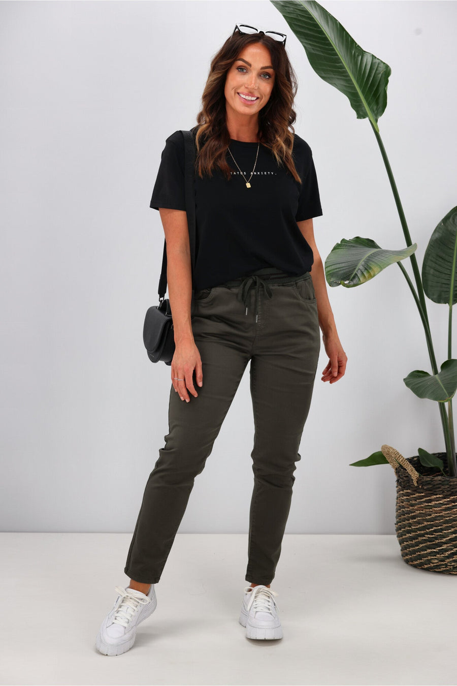 Foxwood Sylvia Jogger Dark Khaki