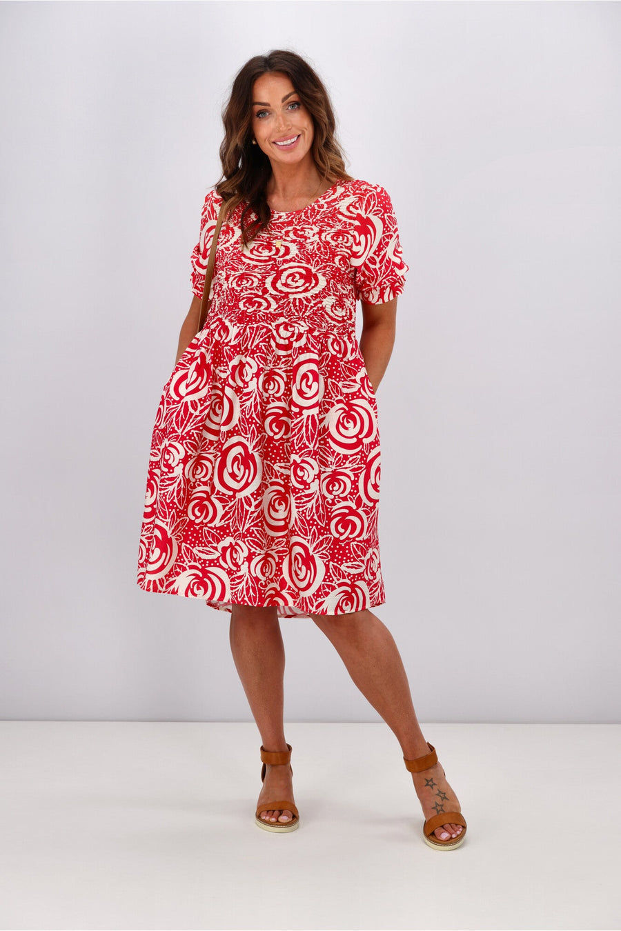 Gloss by Shine On Briar Dress Red