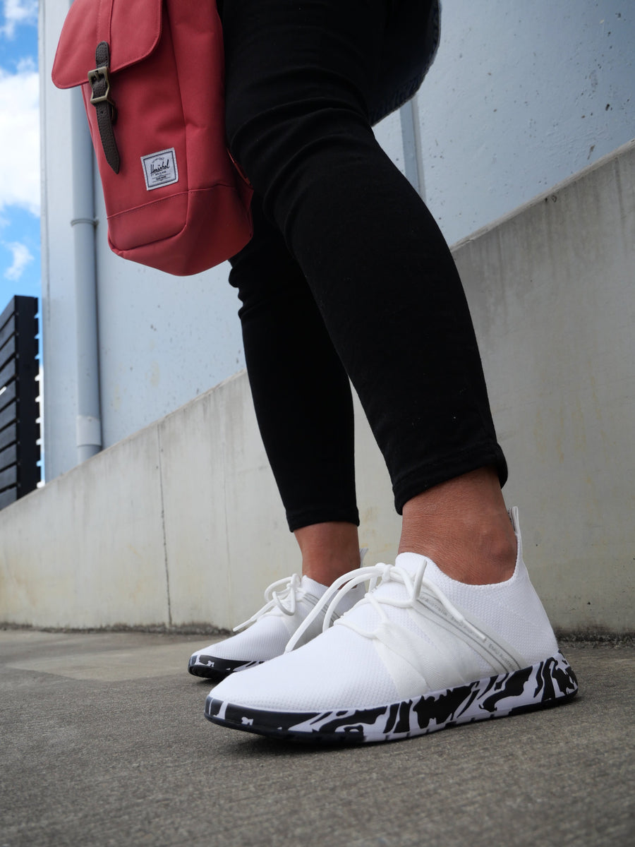 Emu Leura Swirl Sneaker White