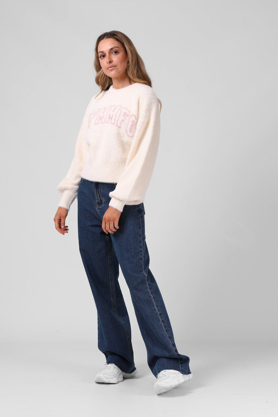 RPM Bella Fluffy Knit Cream