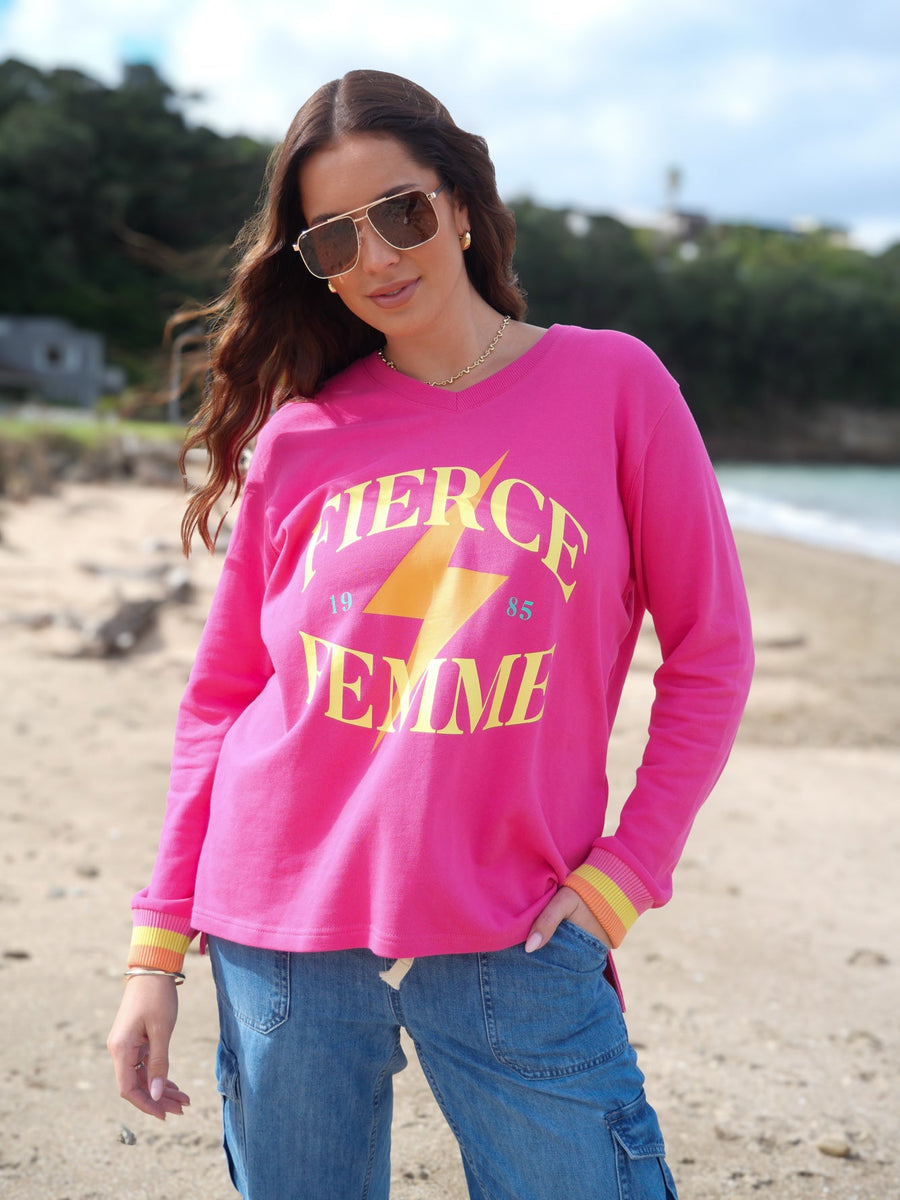 Rebel Club Fierce Jersey Pink