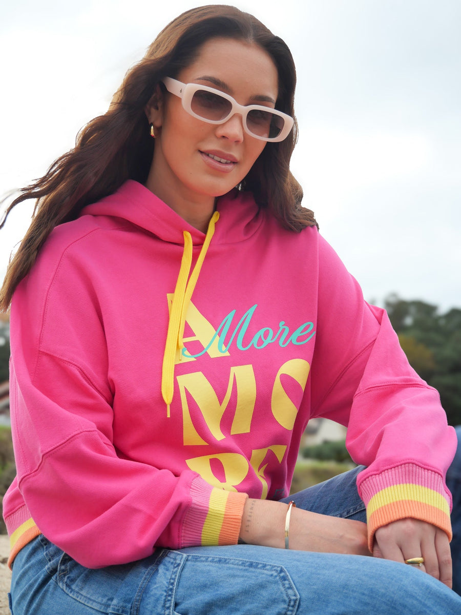 Rebel Club Amore Hoodie Pink