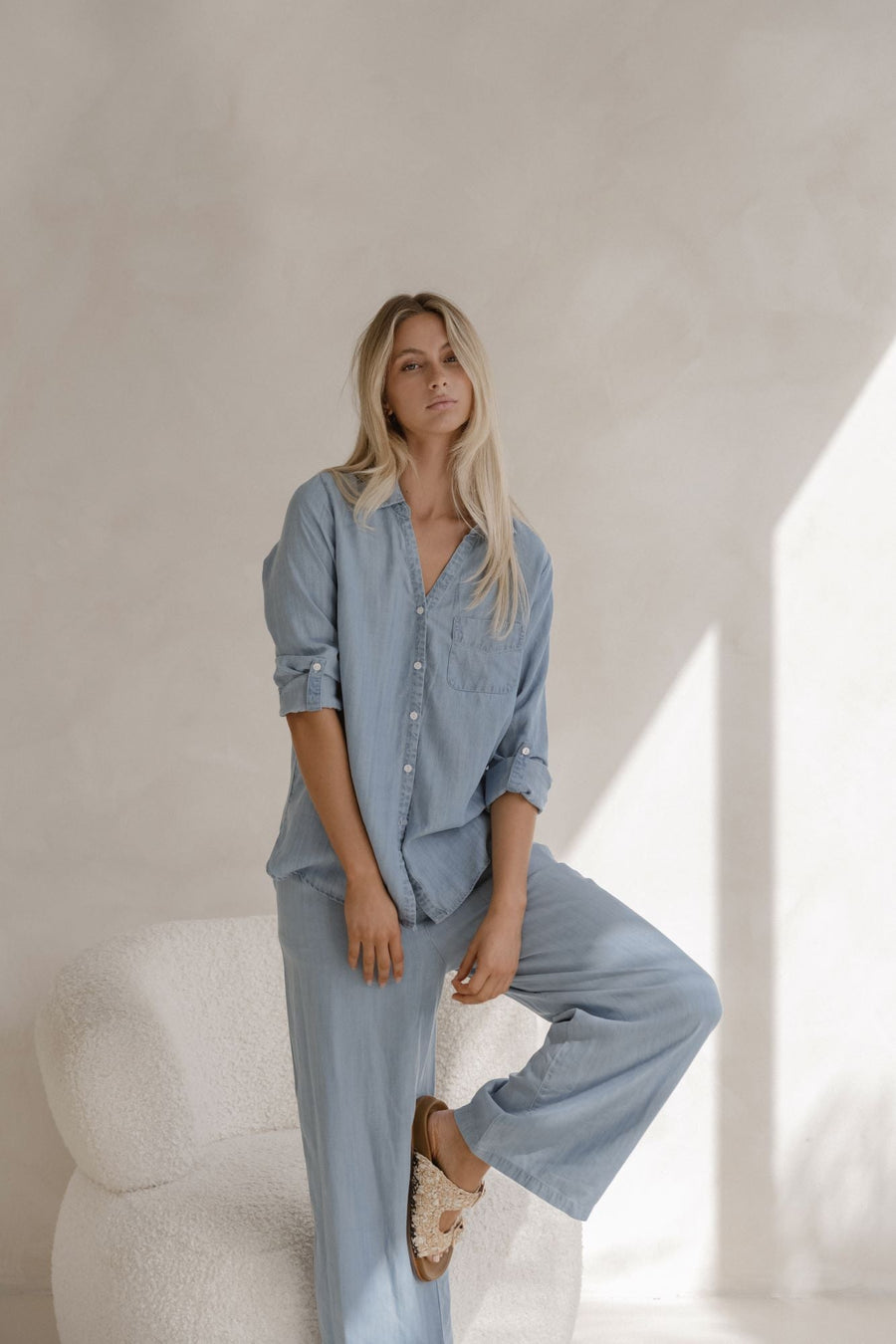 Sass Rye Shirt Chambray