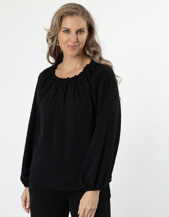 Stella + Gemma Ettie Top Black