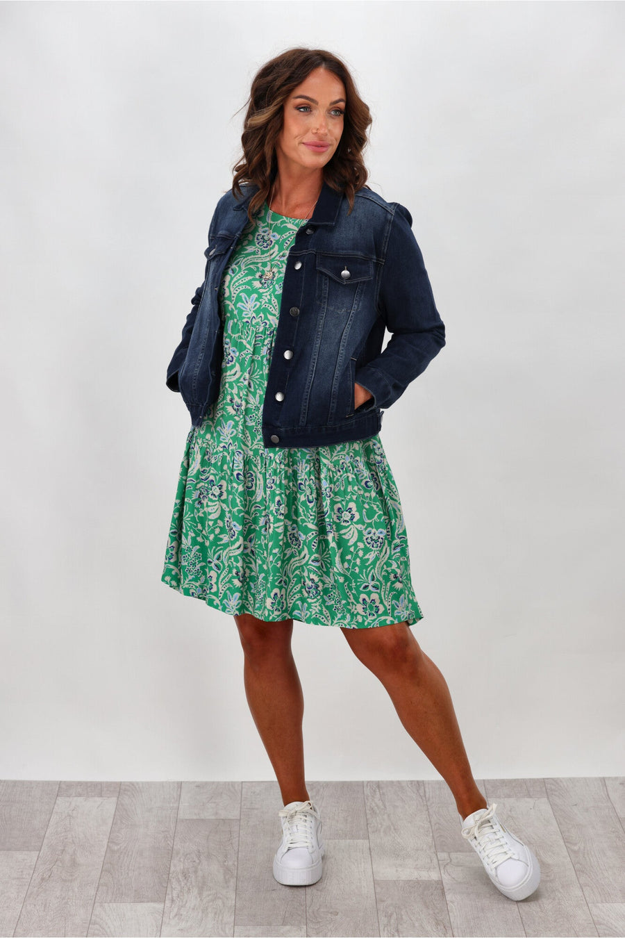 Sculpt Denim Jacket Dark Indigo