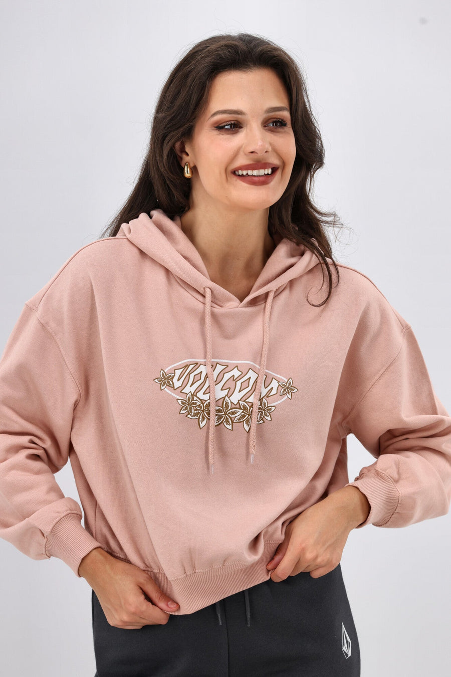 Volcom Beach Bum Crop Misty Rose