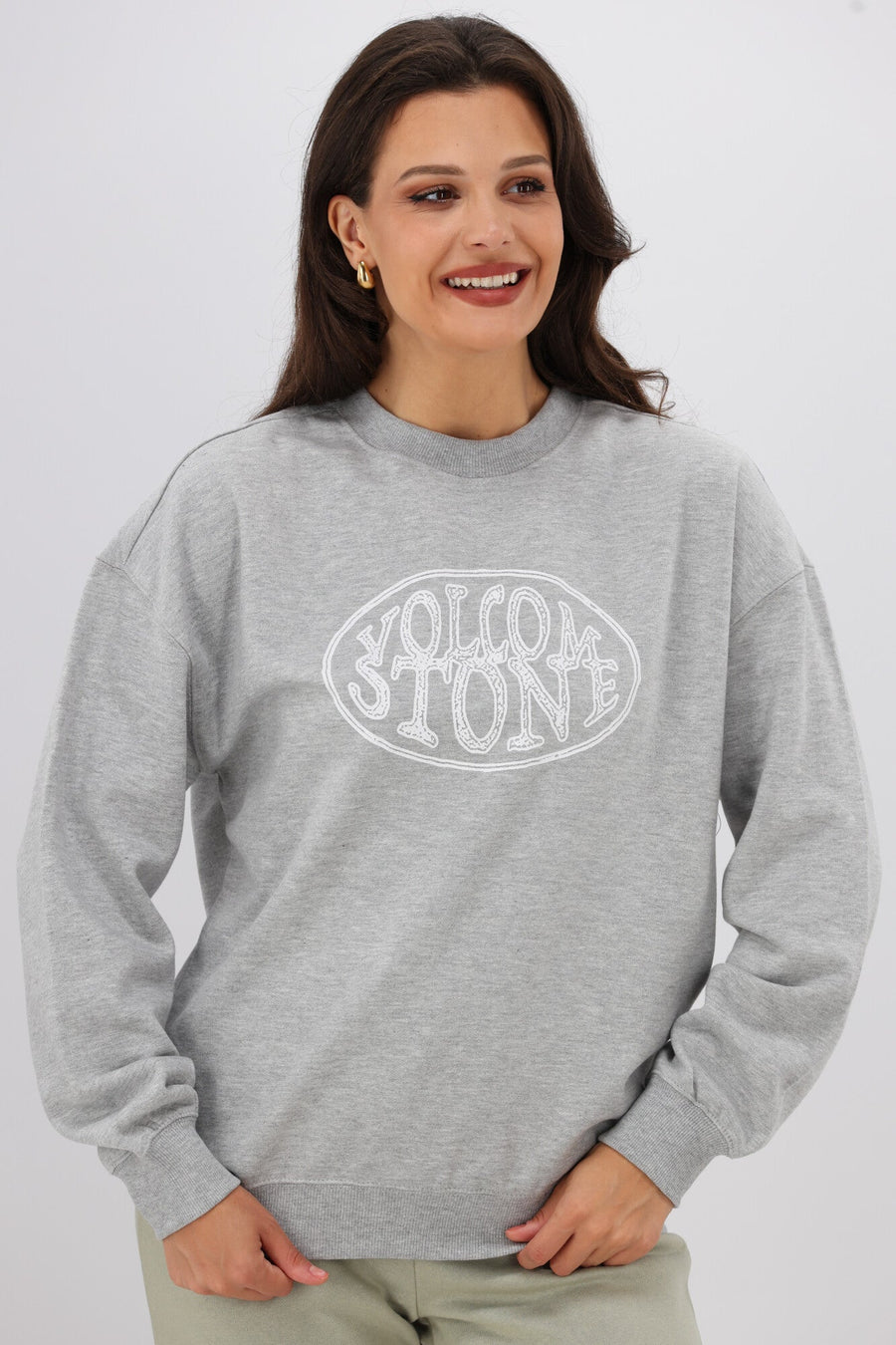 Volcom Ex Boyfriends Crew Heather Grey