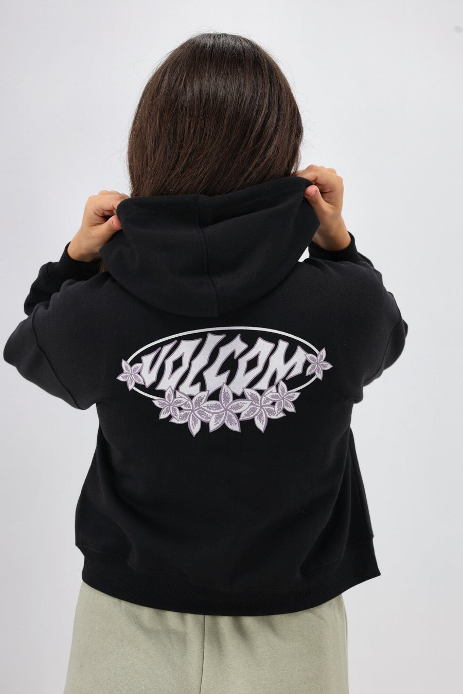 Volcom Get Up Zip Hoodie Black