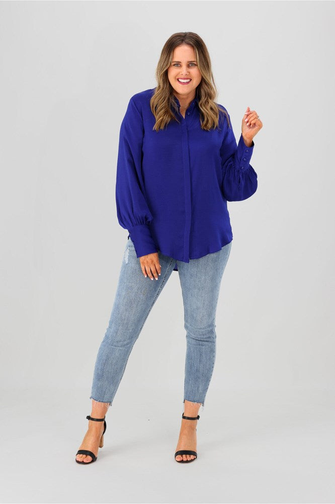 Roseason Farah Blouse Blue