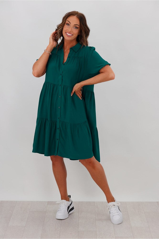 Boho Australia Masie Dress Emerald