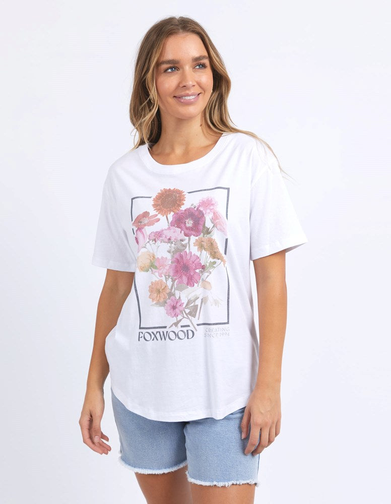 Foxwood In Bloom Tee White
