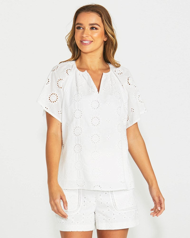 Sass Kirby Top Ivory